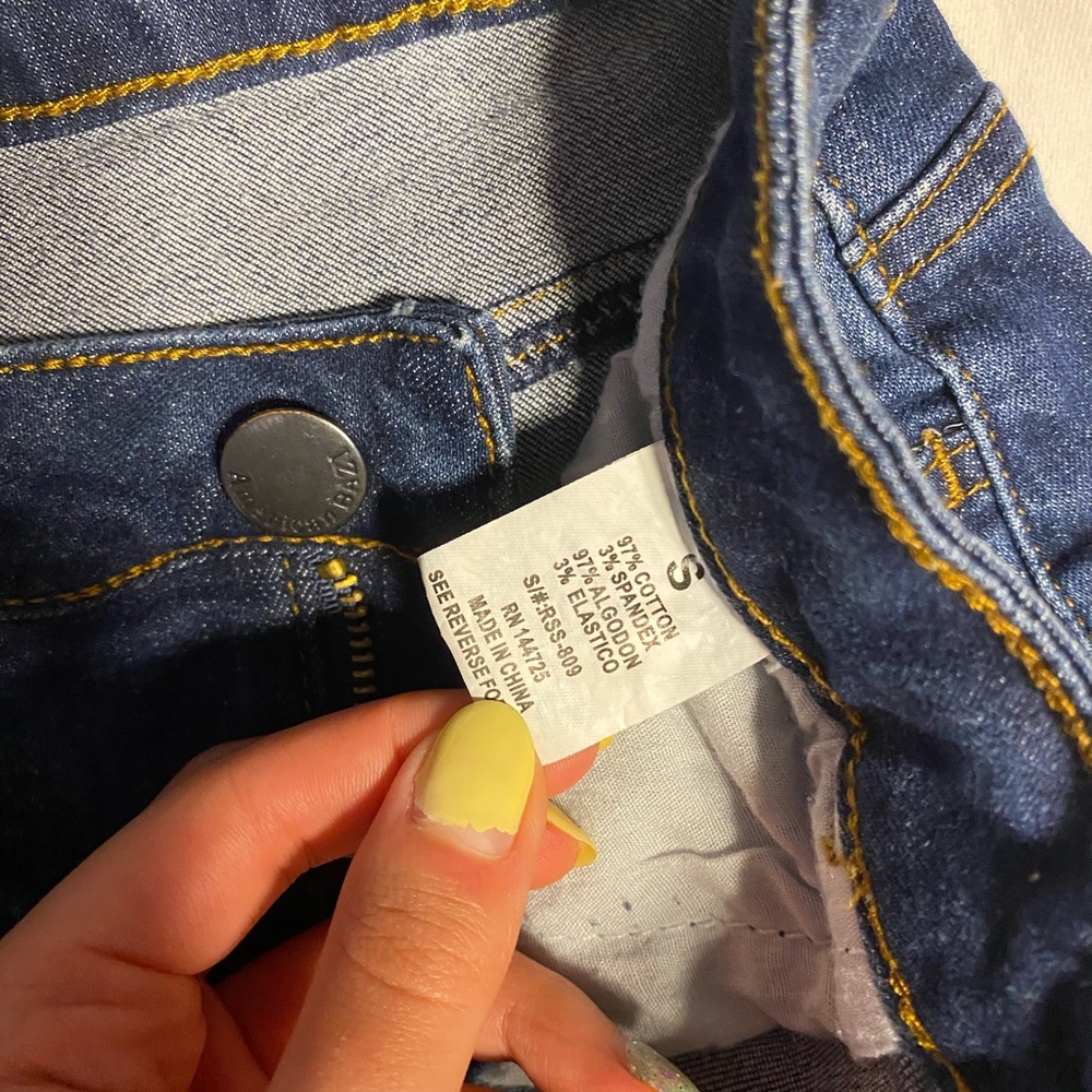 jean shorts!